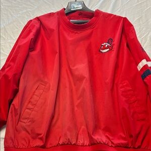 Vintage Pro Player Cleveland Indians Pullover Sweatshirt with Chest Logo